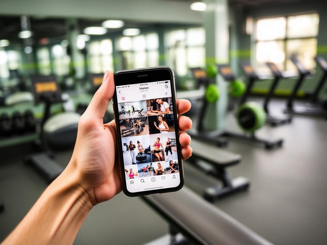 Gym Social Media Pack - illustrative example for fitness and wellness businesses